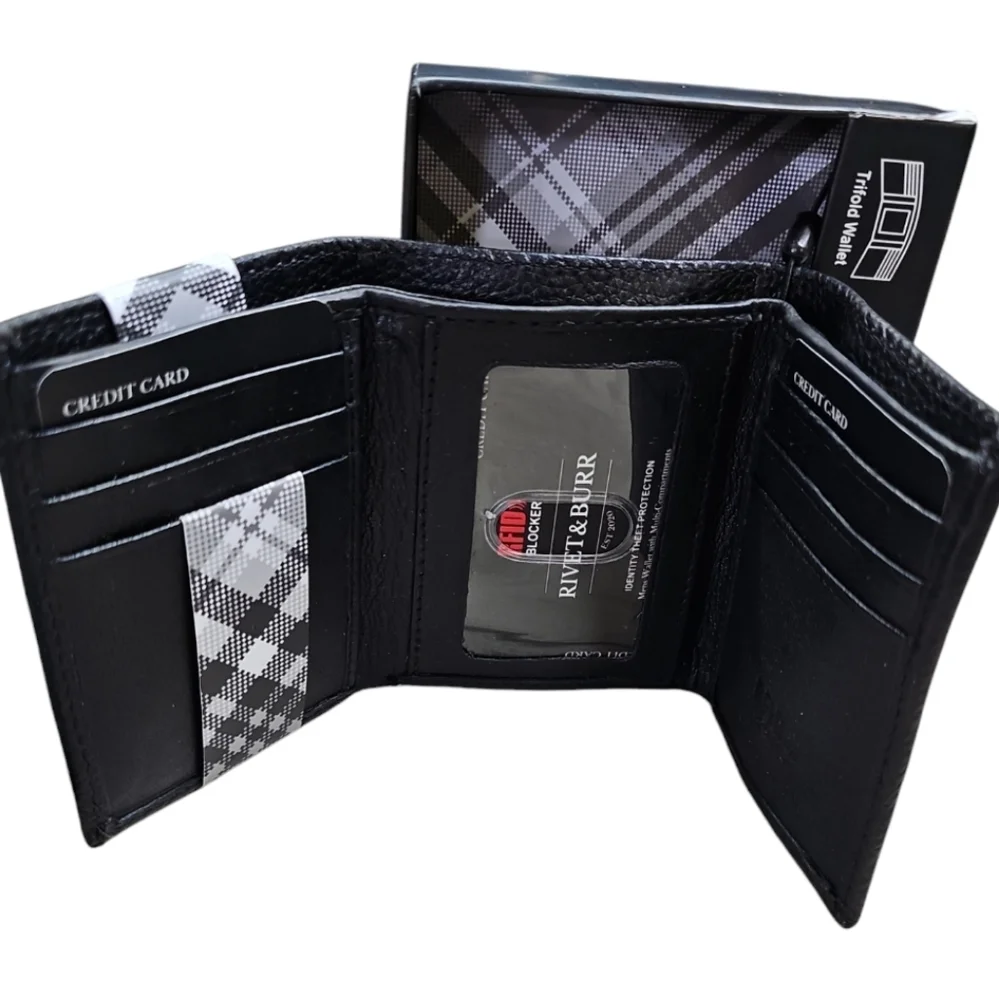 RIVET & BURR RFID Blocker Mens Wallet